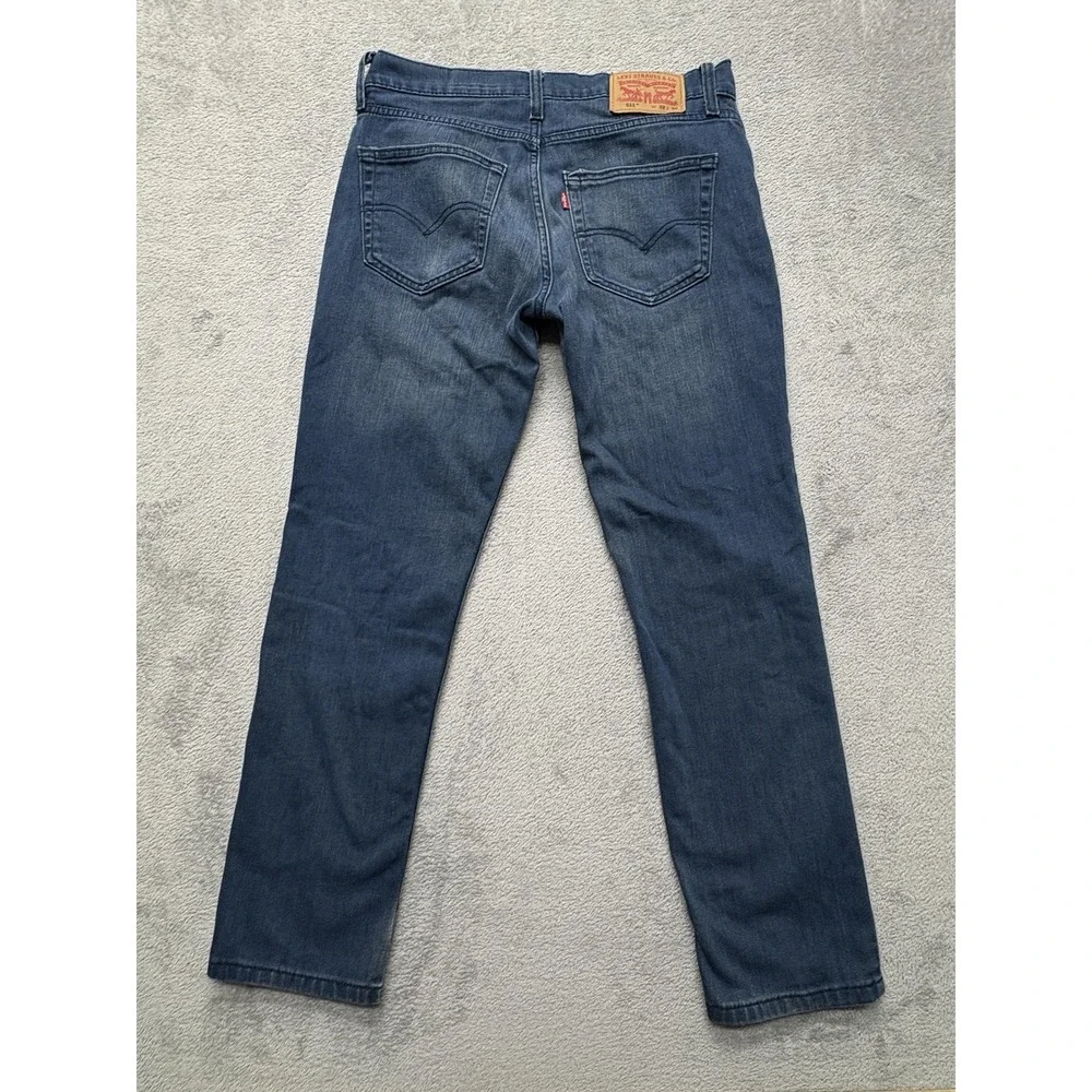 Levis‎ 511 Jeans Mens Measured 32x28 Blue Slim Fit Stretch Tapered Leg Classic